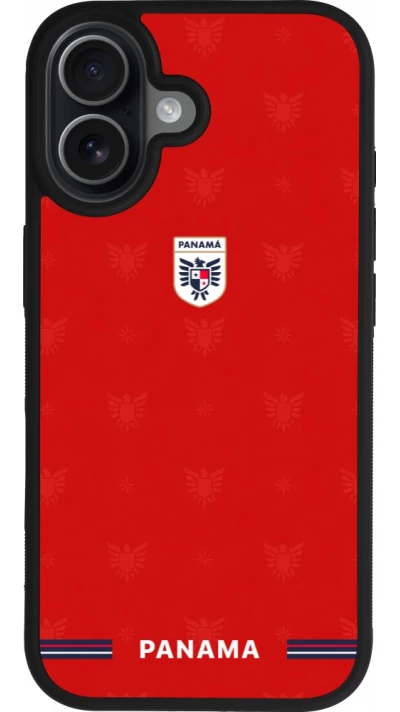 iPhone 17 Case Hülle - Silikon schwarz Panama 2026 personalisierbares Fussballtrikot