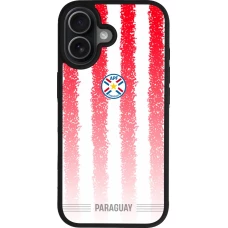 iPhone 17 Case Hülle - Silikon schwarz Paraguay 2026 personalisierbares Fussballtrikot