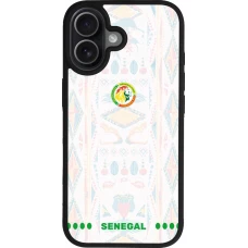 iPhone 17 Case Hülle - Silikon schwarz Senegal 2026 personalisierbares Fussballtrikot