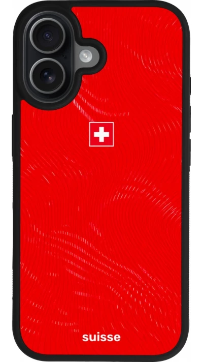 iPhone 17 Case Hülle - Silikon schwarz Schweiz 2026 personalisierbares Fussballtrikot