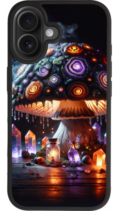 iPhone 17 Case Hülle - Silikon schwarz Halloween Zaubertrank Magie