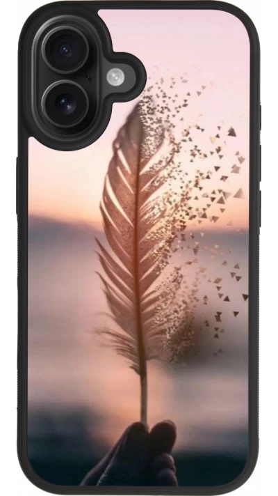 iPhone 17 Case Hülle - Silikon schwarz Hello September 11 19