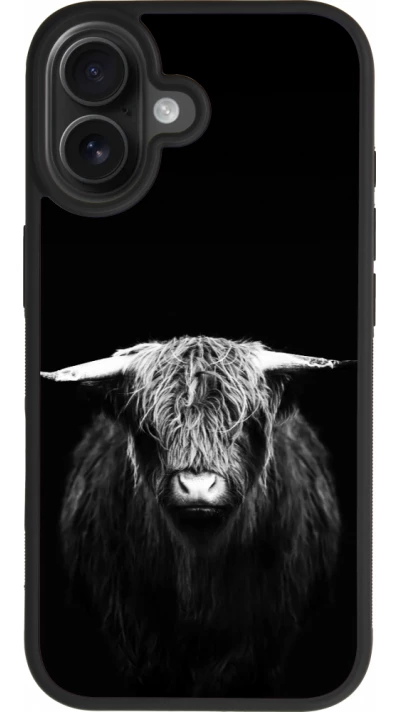 iPhone 17 Case Hülle - Silikon schwarz Highland calf black