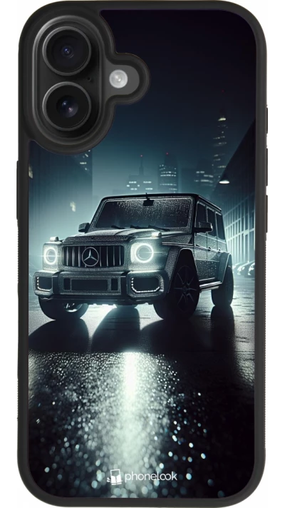 iPhone 17 Case Hülle - Silikon schwarz Mercedes G AMG Nacht