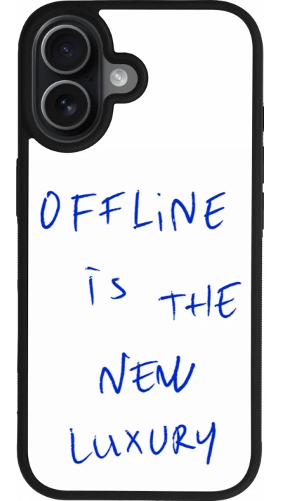 iPhone 17 Case Hülle - Silikon schwarz Offline is the new luxury