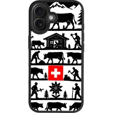 iPhone 17 Case Hülle - Silikon schwarz Poya Schweiz 1