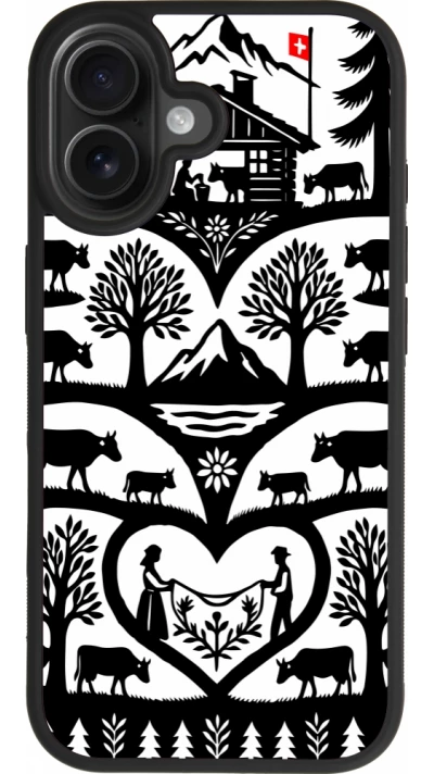 iPhone 17 Case Hülle - Silikon schwarz Poya Schweiz 2