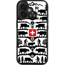 iPhone 17 Case Hülle - Silikon schwarz Poya Schweiz 3