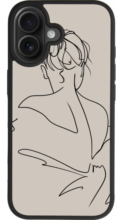 iPhone 17 Case Hülle - Silikon schwarz Salnikova 05