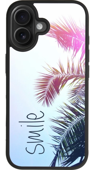 iPhone 17 Case Hülle - Silikon schwarz Smile 05