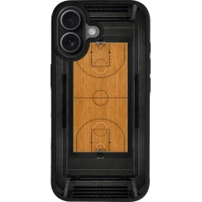 iPhone 17 Case Hülle - Silikon schwarz Sports 2026 Basketball