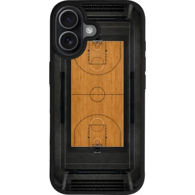iPhone 17 Case Hülle - Silikon schwarz Sports 2026 Basketball