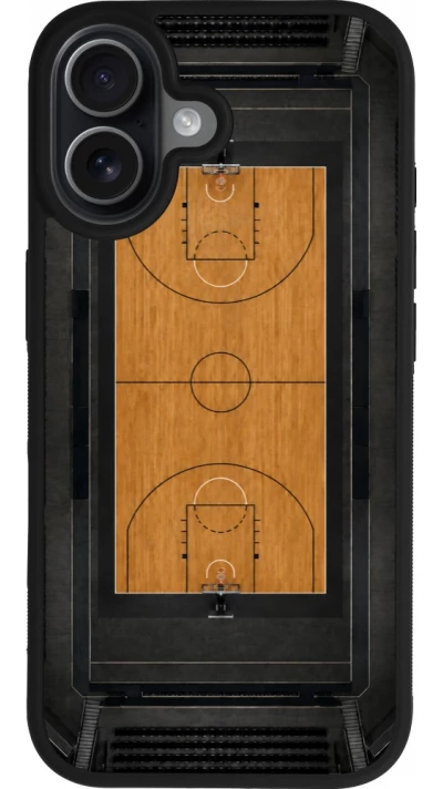 iPhone 17 Case Hülle - Silikon schwarz Sports 2026 Basketball
