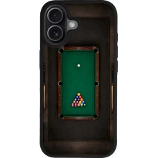 iPhone 17 Case Hülle - Silikon schwarz Sports 2026 Billard