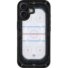 iPhone 17 Case Hülle - Silikon schwarz Sports 2026 Hockey