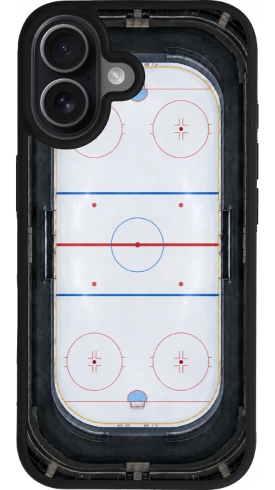 iPhone 17 Case Hülle - Silikon schwarz Sports 2026 Hockey
