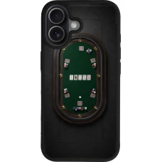 iPhone 17 Case Hülle - Silikon schwarz Sports 2026 Poker