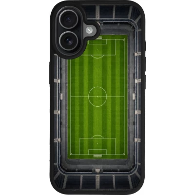 Coque iPhone 17 - Silicone rigide noir Sports 2026 Soccer