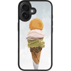 Coque iPhone 17 - Silicone rigide noir Summer 2025 Cornet