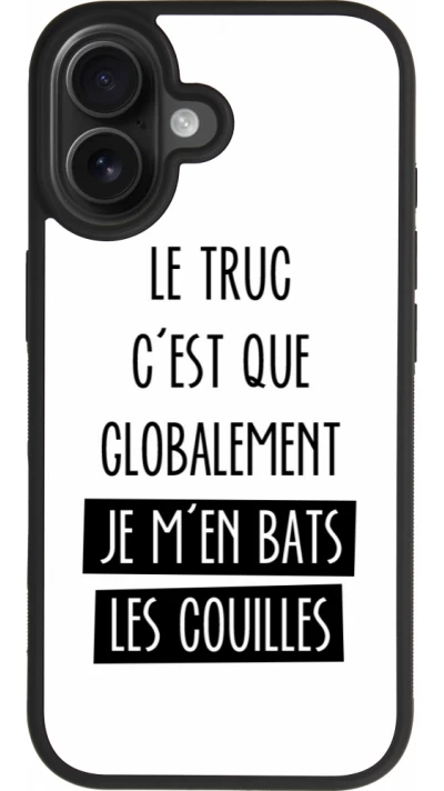 iPhone 17 Case Hülle - Silikon schwarz Le truc globalement bats les couilles