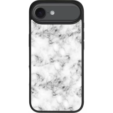 iPhone Air Case Hülle - Silikon schwarz Marble 01