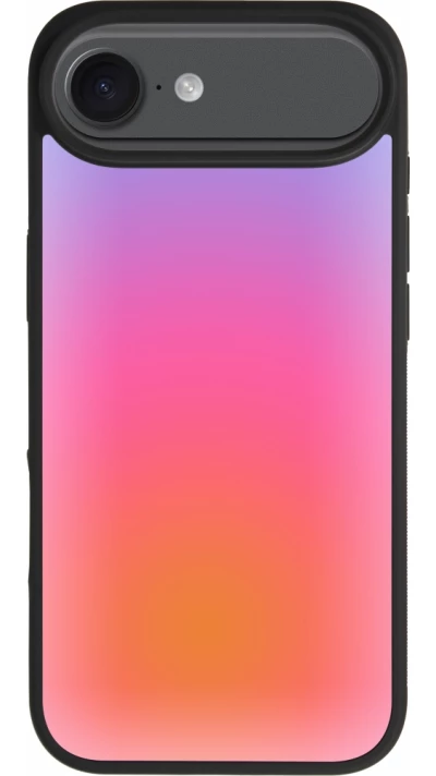 iPhone Air Case Hülle - Silikon schwarz Orange Pink Blue Gradient