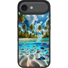 iPhone Air Case Hülle - Silikon schwarz Strandparadies