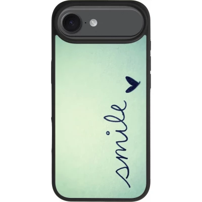 Coque iPhone Air - Silicone rigide noir Smile