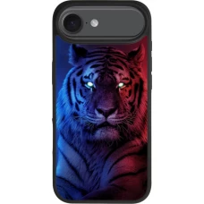 iPhone Air Case Hülle - Silikon schwarz Tiger Blue Red