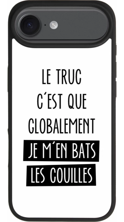 iPhone Air Case Hülle - Silikon schwarz Le truc globalement bats les couilles