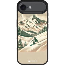iPhone Air Case Hülle - Silikon schwarz Vintage Skiberg