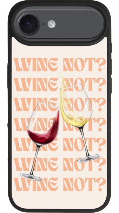 iPhone Air Case Hülle - Silikon schwarz Wine not