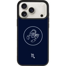 iPhone 17 Pro Max Case Hülle - Silikon schwarz Astrologie Skorpion