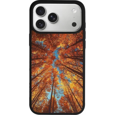 iPhone 17 Pro Max Case Hülle - Silikon schwarz Autumn 25 Trees