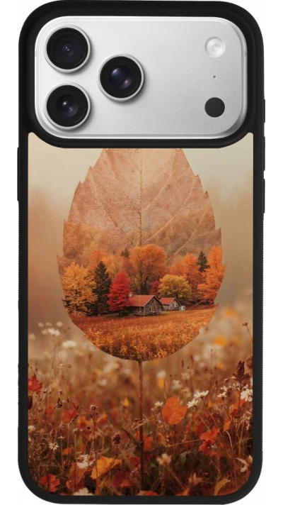 iPhone 17 Pro Max Case Hülle - Silikon schwarz Autumn 26 Autumn leaf
