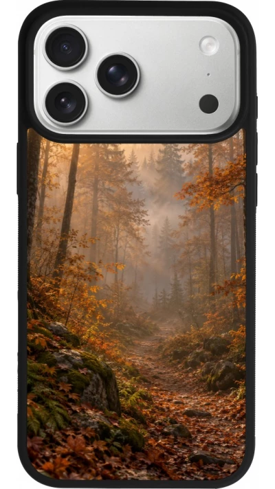 iPhone 17 Pro Max Case Hülle - Silikon schwarz Autumn 26 Autumn walk