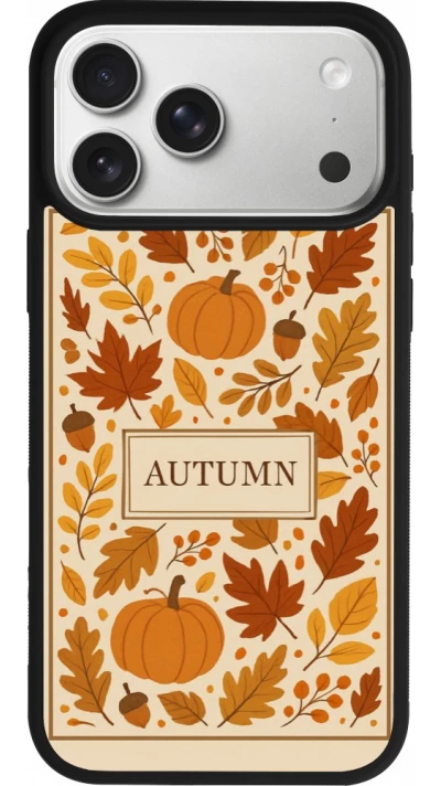 iPhone 17 Pro Max Case Hülle - Silikon schwarz Autumn 26 Hello autumn