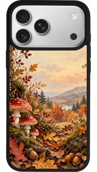 iPhone 17 Pro Max Case Hülle - Silikon schwarz Autumn 26 Illustrated Autumn