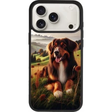 iPhone 17 Pro Max Case Hülle - Silikon schwarz Hund Land Schweiz