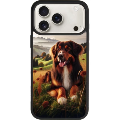 iPhone 17 Pro Max Case Hülle - Silikon schwarz Hund Land Schweiz