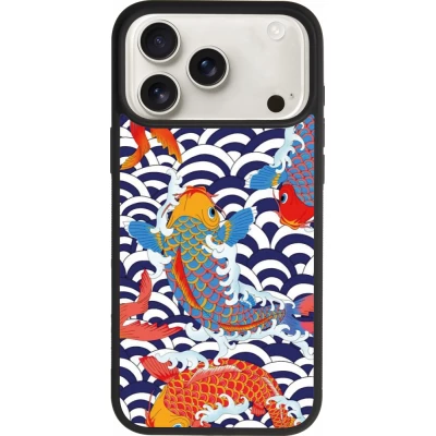 iPhone 17 Pro Max Case Hülle - Silikon schwarz Easter 2023 japanese fish
