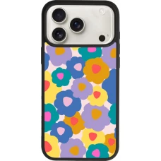iPhone 17 Pro Max Case Hülle - Silikon schwarz Easter 2024 flower power