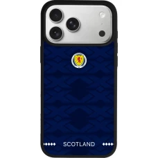 iPhone 17 Pro Max Case Hülle - Silikon schwarz Schottland 2026 personalisierbares Fussballtrikot