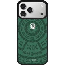 iPhone 17 Pro Max Case Hülle - Silikon schwarz Mexiko 2026 personalisierbares Fussballtrikot