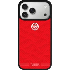 iPhone 17 Pro Max Case Hülle - Silikon schwarz Tunesien 2026 personalisierbares Fussballtrikot