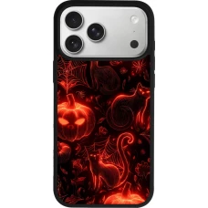iPhone 18 Pro Max / 17 Pro Max Case Hülle - Silikon schwarz Halloween 2026 Pattern Halloween