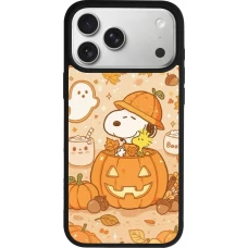 iPhone 18 Pro Max / 17 Pro Max Case Hülle - Silikon schwarz Halloween 2026 Snoopy Halloween