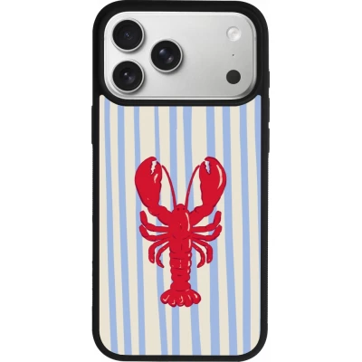 iPhone 17 Pro Max Case Hülle - Silikon schwarz Red lobster 2026