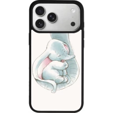 Coque iPhone 17 Pro Max - Silicone rigide noir Mom 1903