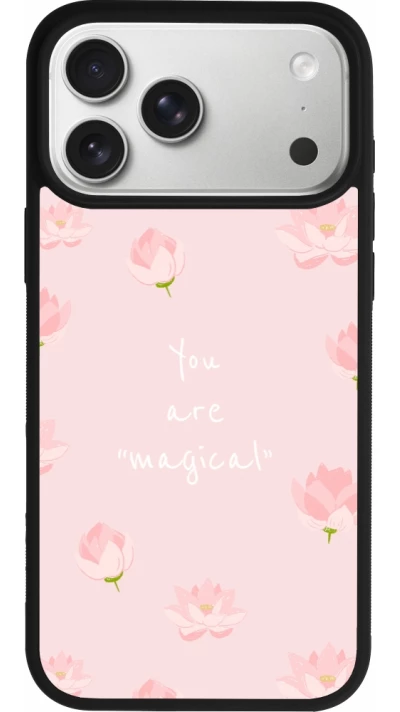 Coque iPhone 17 Pro Max - Silicone rigide noir Mom 2023 your are magical